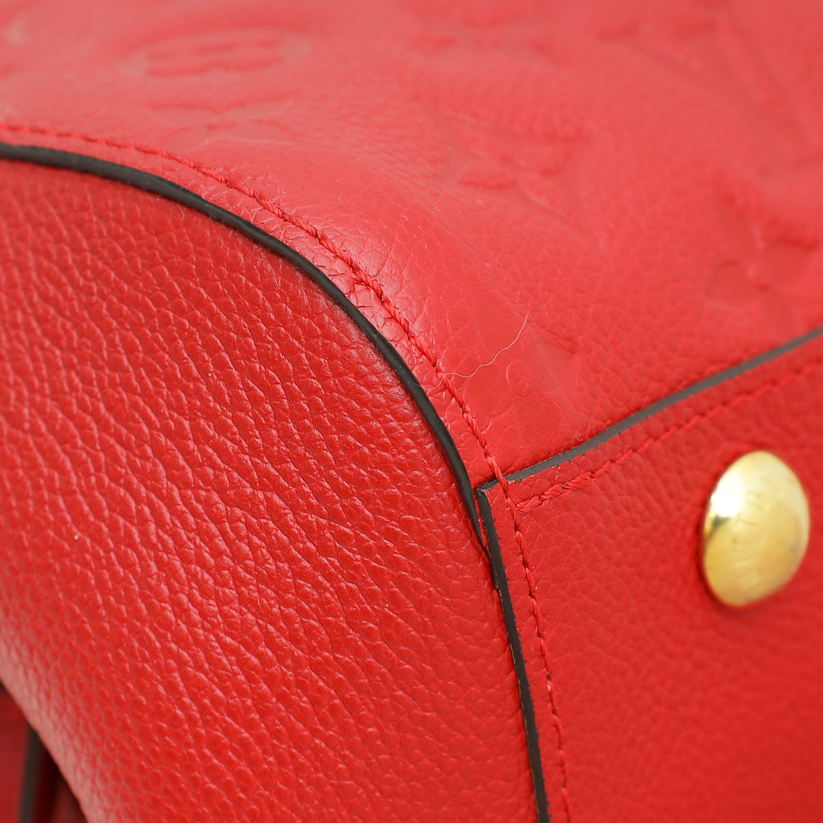 Louis Vuitton Cerise Monogram Empreinte Montaigne MM Bag