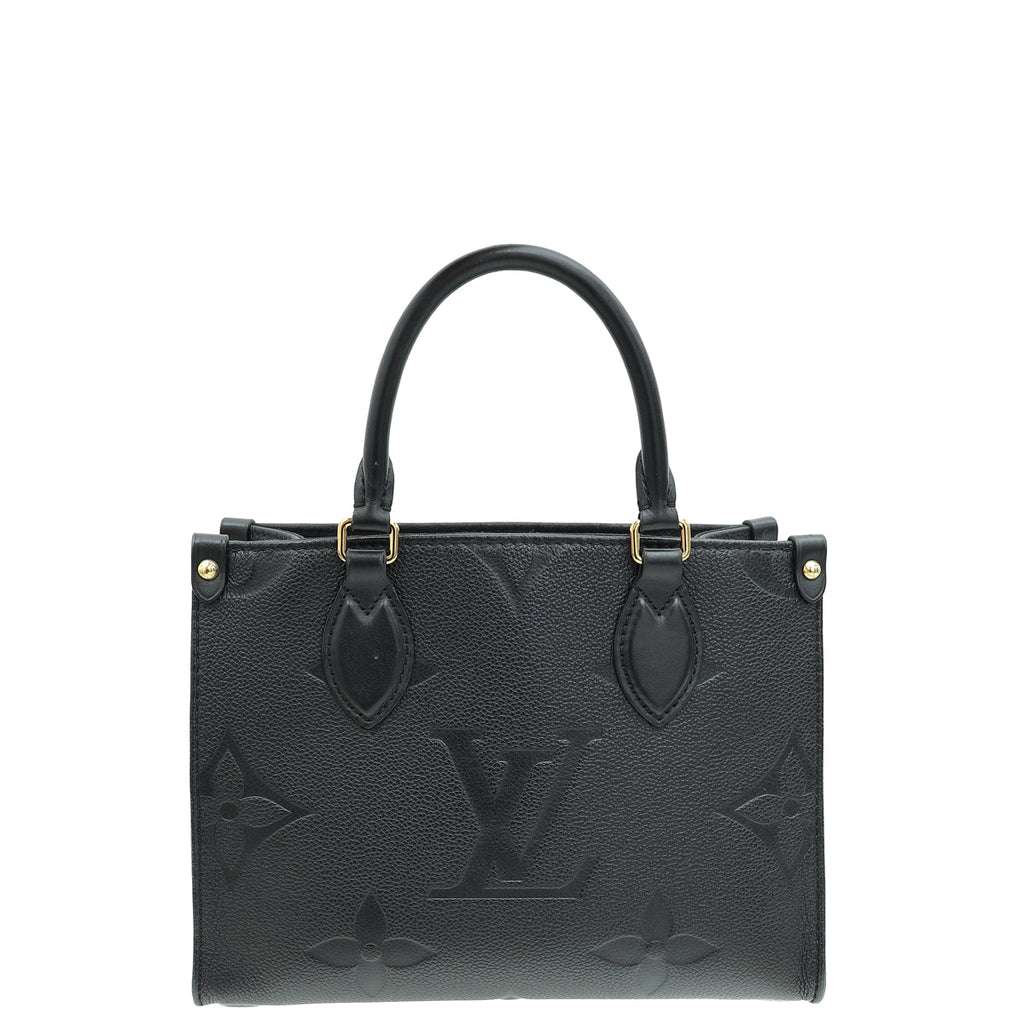 Louis Vuitton Black Empreinte Monogram Giant Onthego PM Bag