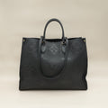 Louis Vuitton Black Monogram Empreinte Onthego GM Bag