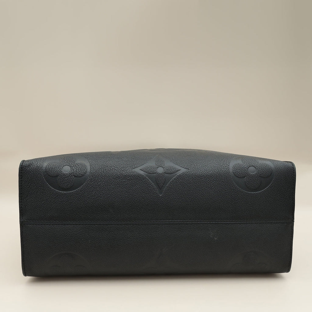 Louis Vuitton Black Monogram Empreinte Onthego GM Bag