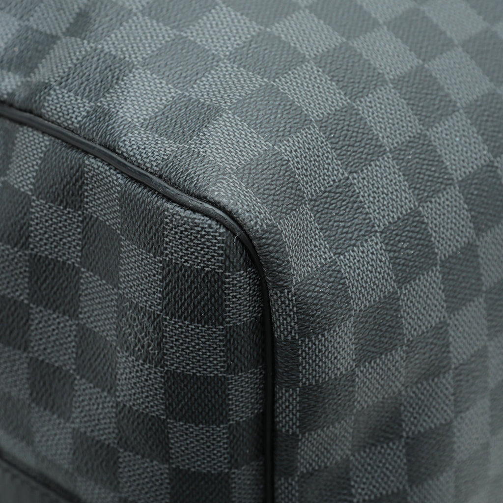Louis Vuitton Graphite Keepall Bandouliere 55 Bag