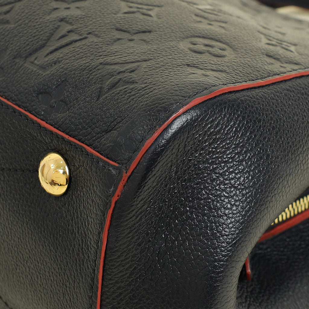 Louis Vuitton Navy Blue Empreinte Montaigne BB Bag