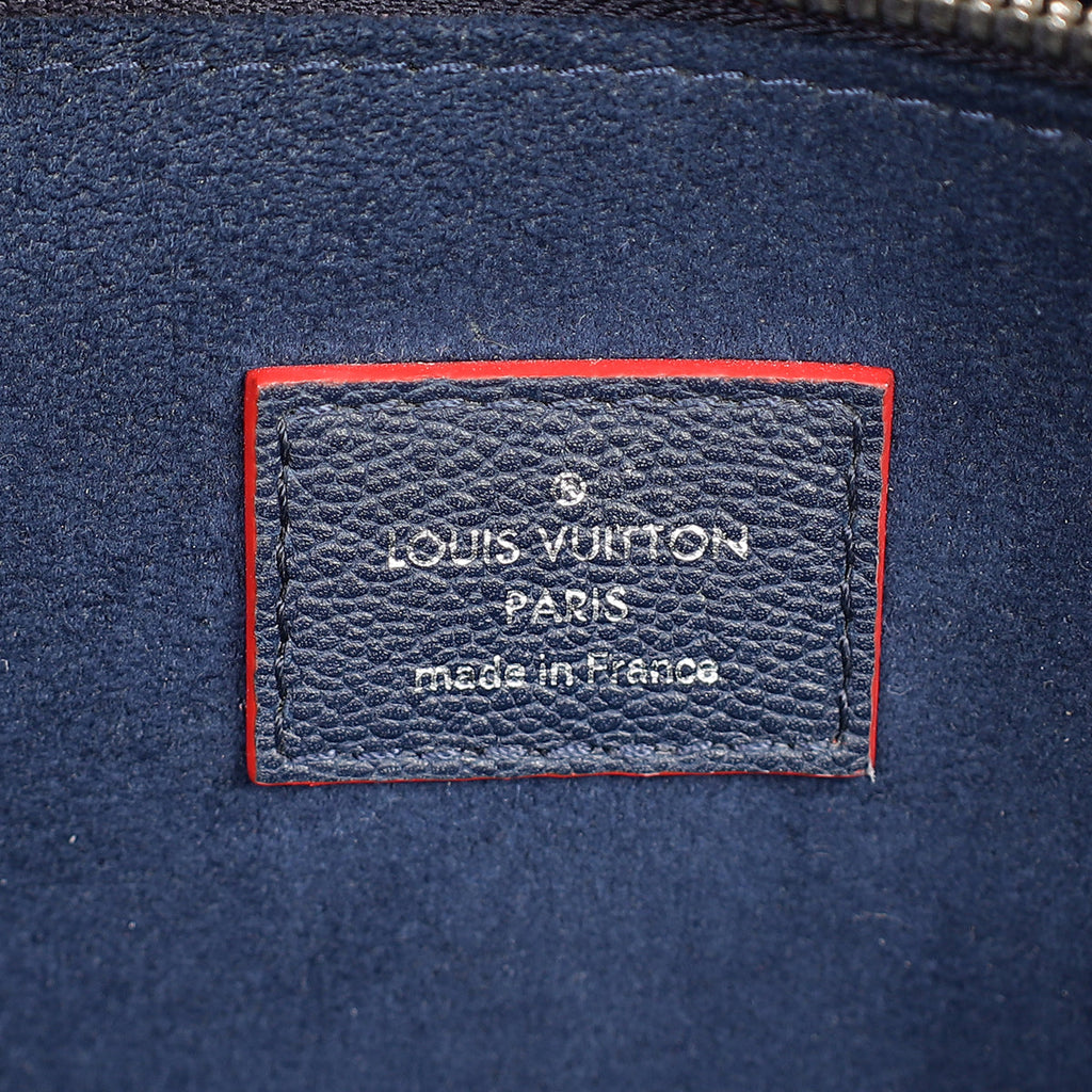 Louis Vuitton Indigo Blue Twist Tote Bag W/ NK Initials