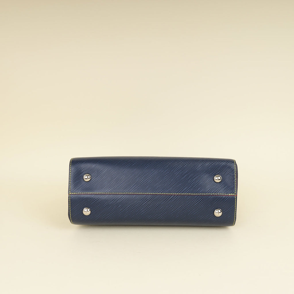 Louis Vuitton Indigo Blue Twist Tote Bag W/ NK Initials
