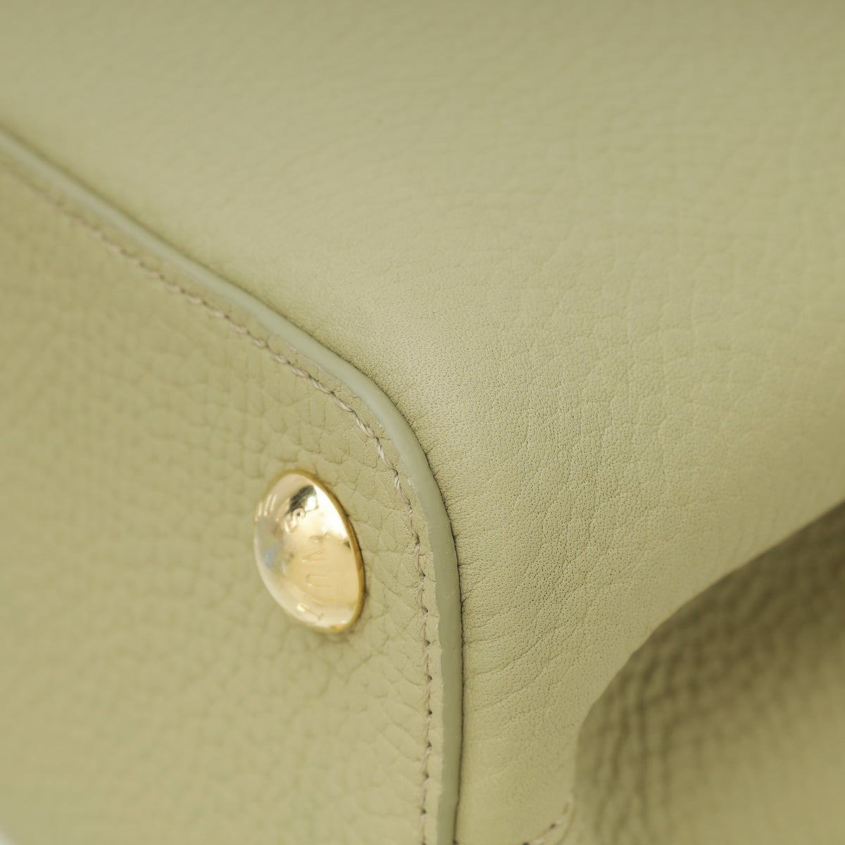 Louis Vuitton Tricolor Capucines BB Adorned Bag W/ Enamel Monogram Flowers Chain