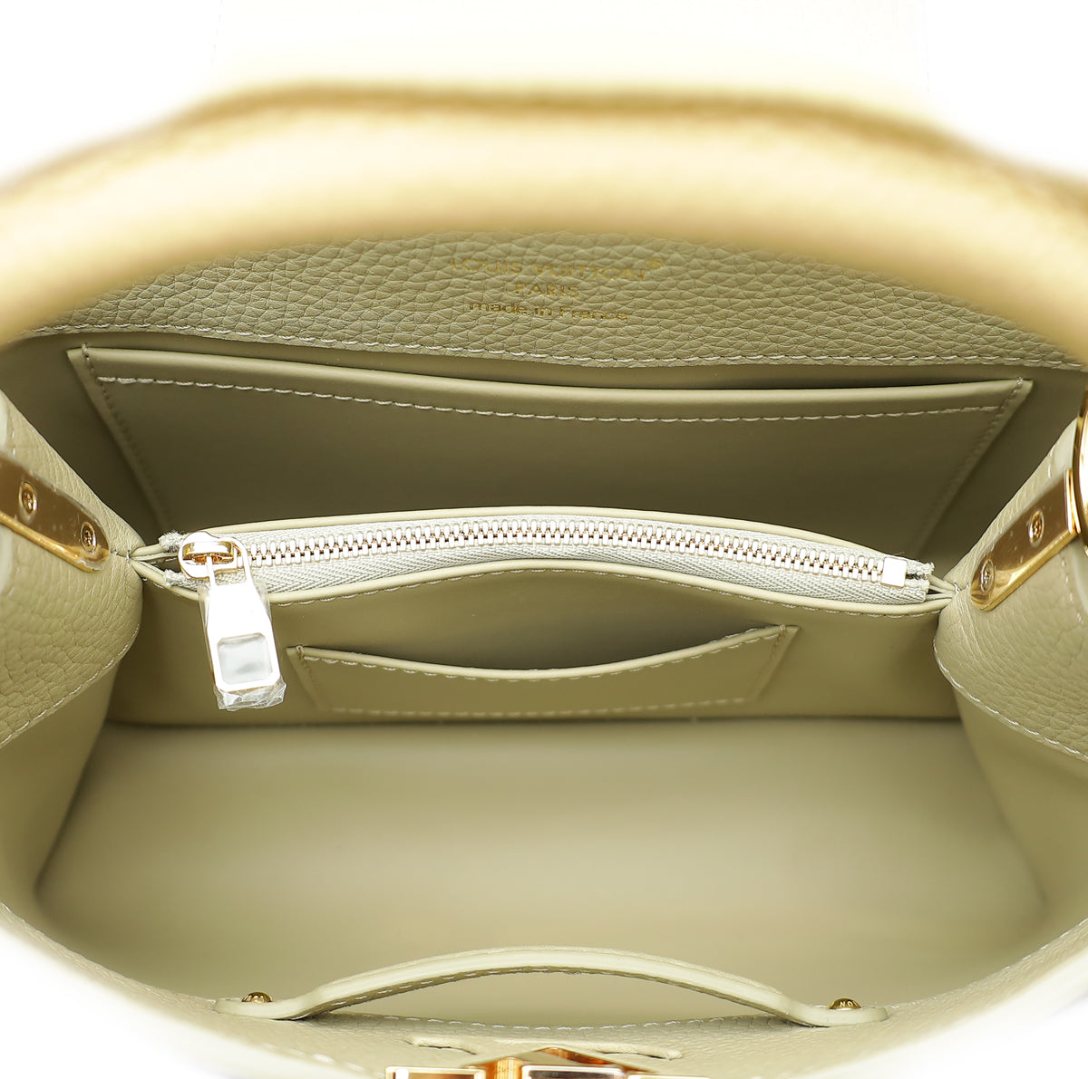 Louis Vuitton Tricolor Capucines BB Adorned Bag W/ Enamel Monogram Flowers Chain