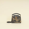 Louis Vuitton Bicolor Satin Beaded Embroidered Cruella Mini Capucines Bag