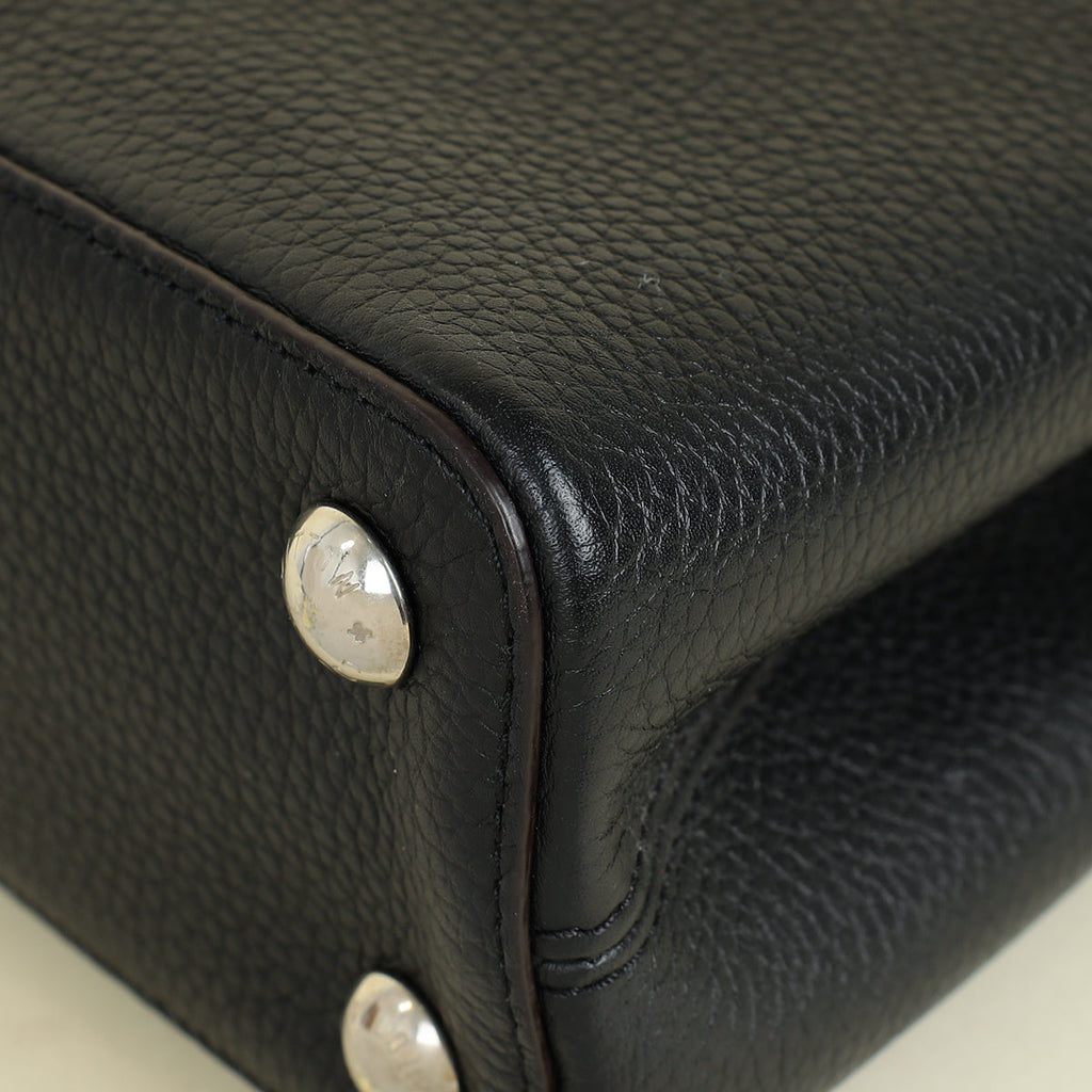 Louis Vuitton Black Capucines BB Python Bag