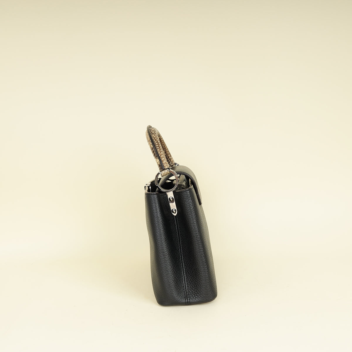 Louis Vuitton Black Capucines BB Python Bag