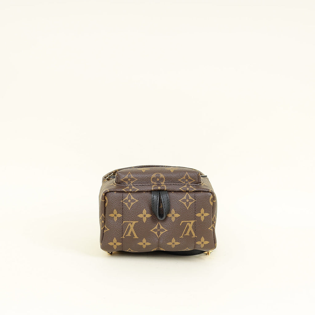 Louis Vuitton Monogram Black Palm Springs Mini Backpack