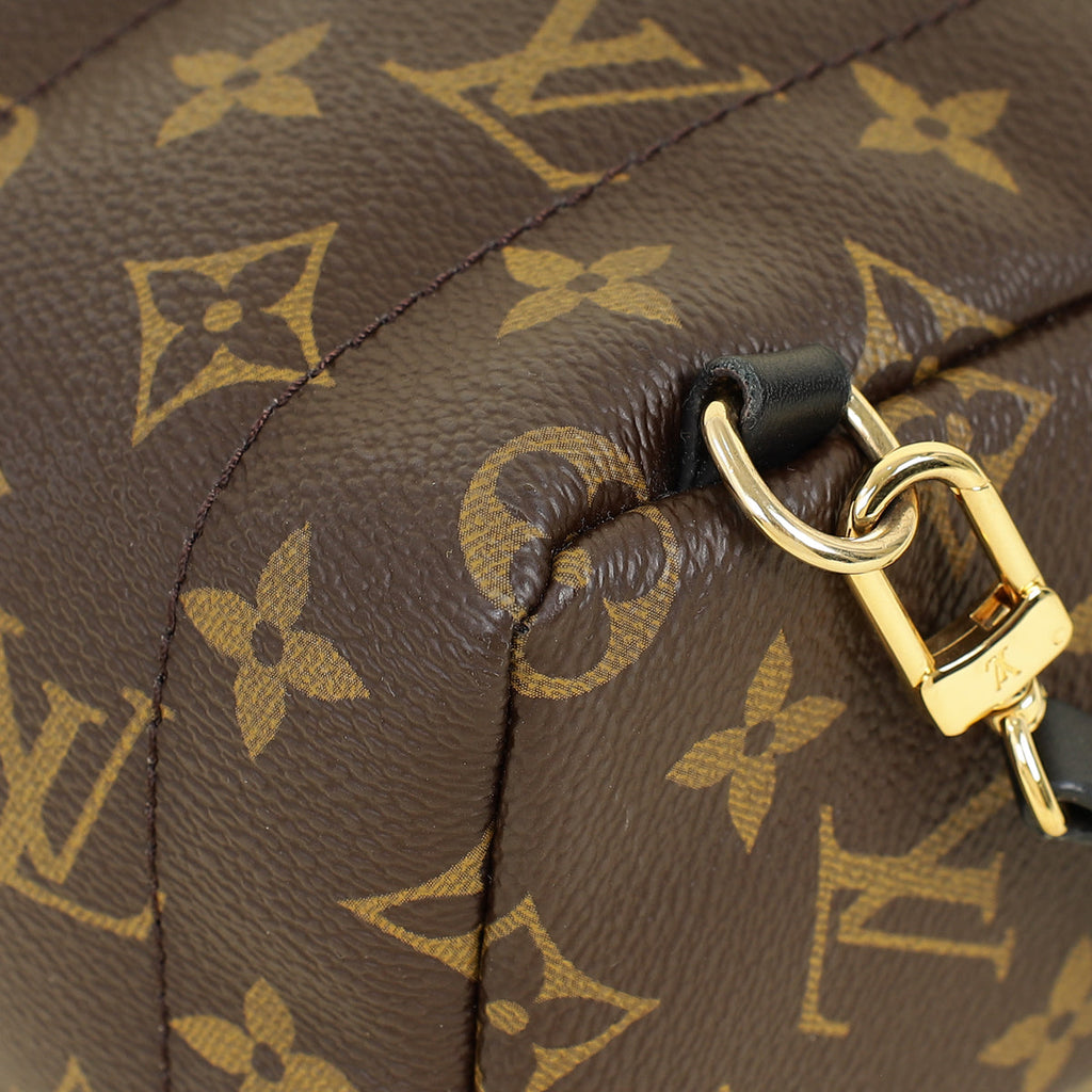 Louis Vuitton Monogram Black Palm Springs Mini Backpack