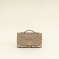 Louis Vuitton Bicolor Python and Leather Very Chain Bag