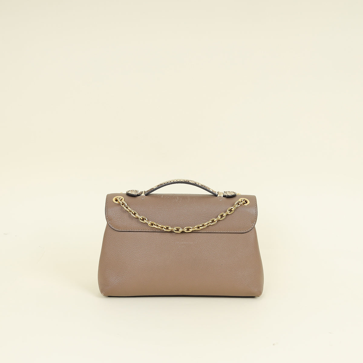 Louis Vuitton Bicolor Python and Leather Very Chain Bag