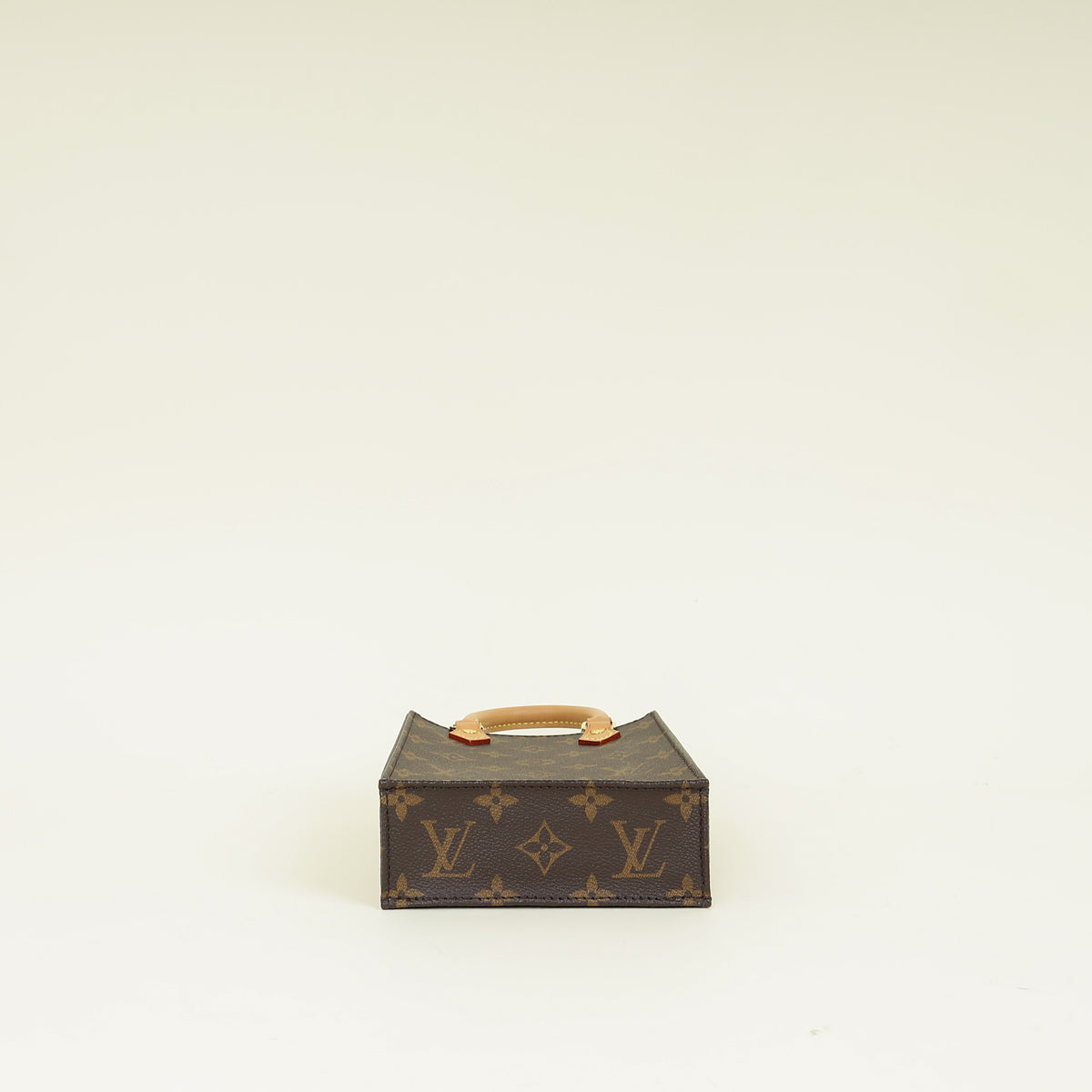 Louis Vuitton Brown Monogram Petit Sac Plat Bag