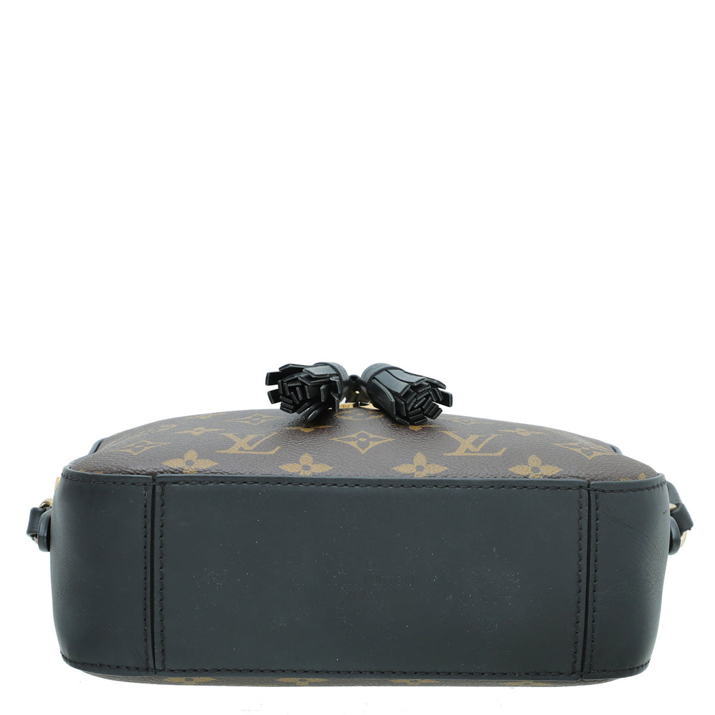 Louis Vuitton Monogram Black Saintonge Bag