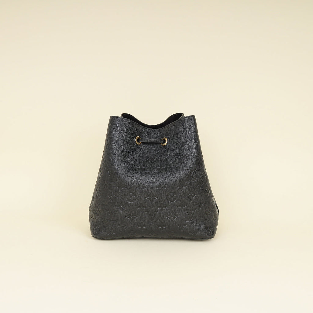 Louis Vuitton Black Monogram Empreinte NéoNoé MM Bag