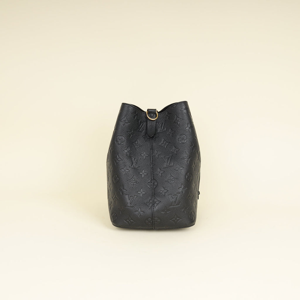 Louis Vuitton Black Monogram Empreinte NéoNoé MM Bag