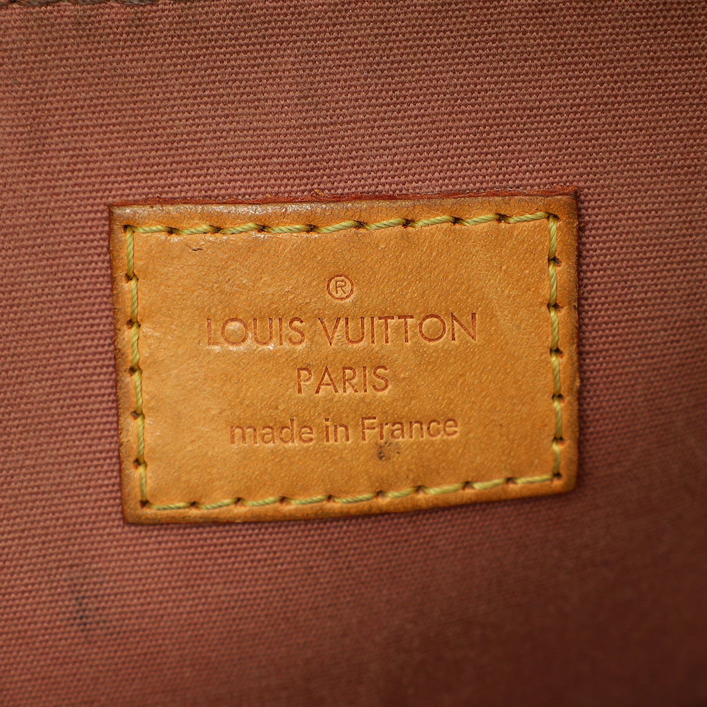 Louis Vuitton Noisette Monogram Vernis Alma PM Bag