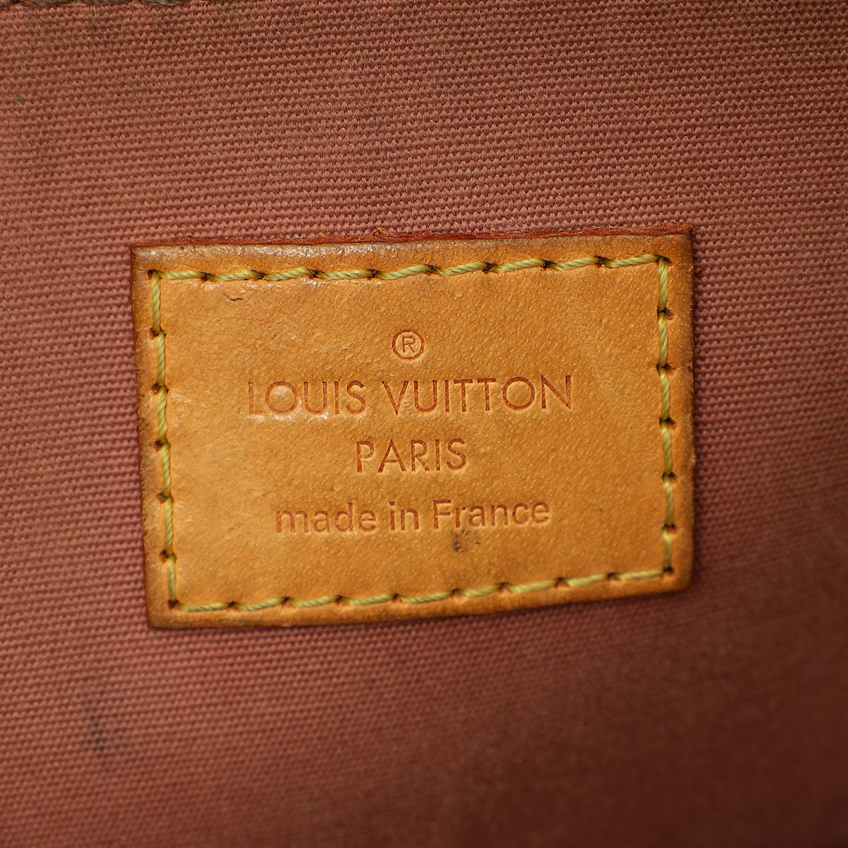 Louis Vuitton Noisette Monogram Vernis Alma PM Bag
