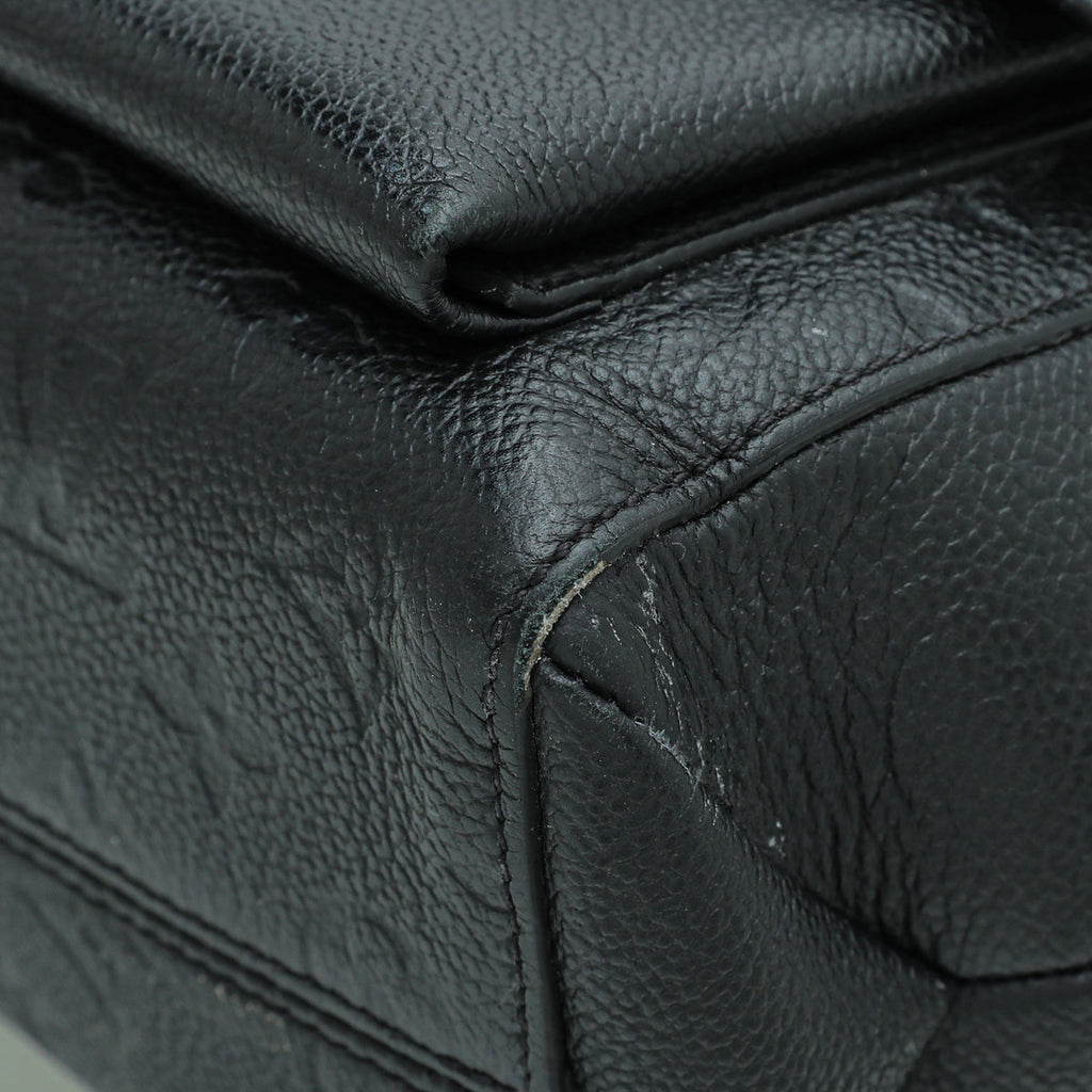 Louis Vuitton Black Monogram Empreinte Vavin MM Bag