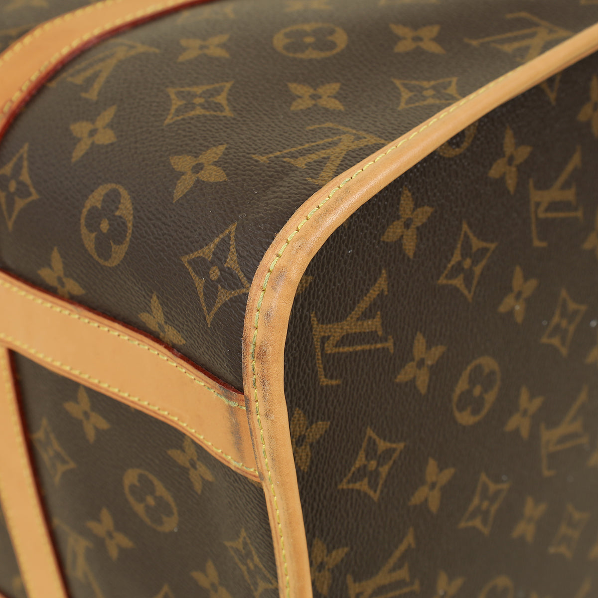 Louis Vuitton Brown Dog Carrier 40