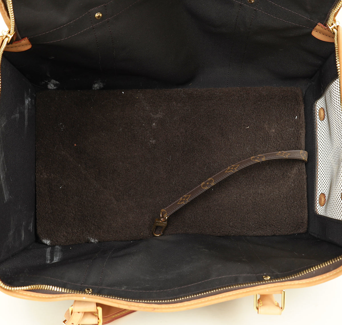 Louis Vuitton Brown Dog Carrier 40