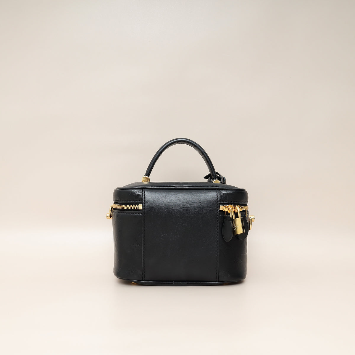 Louis Vuitton Black Monogram Ink Embossed Vanity PM Bag