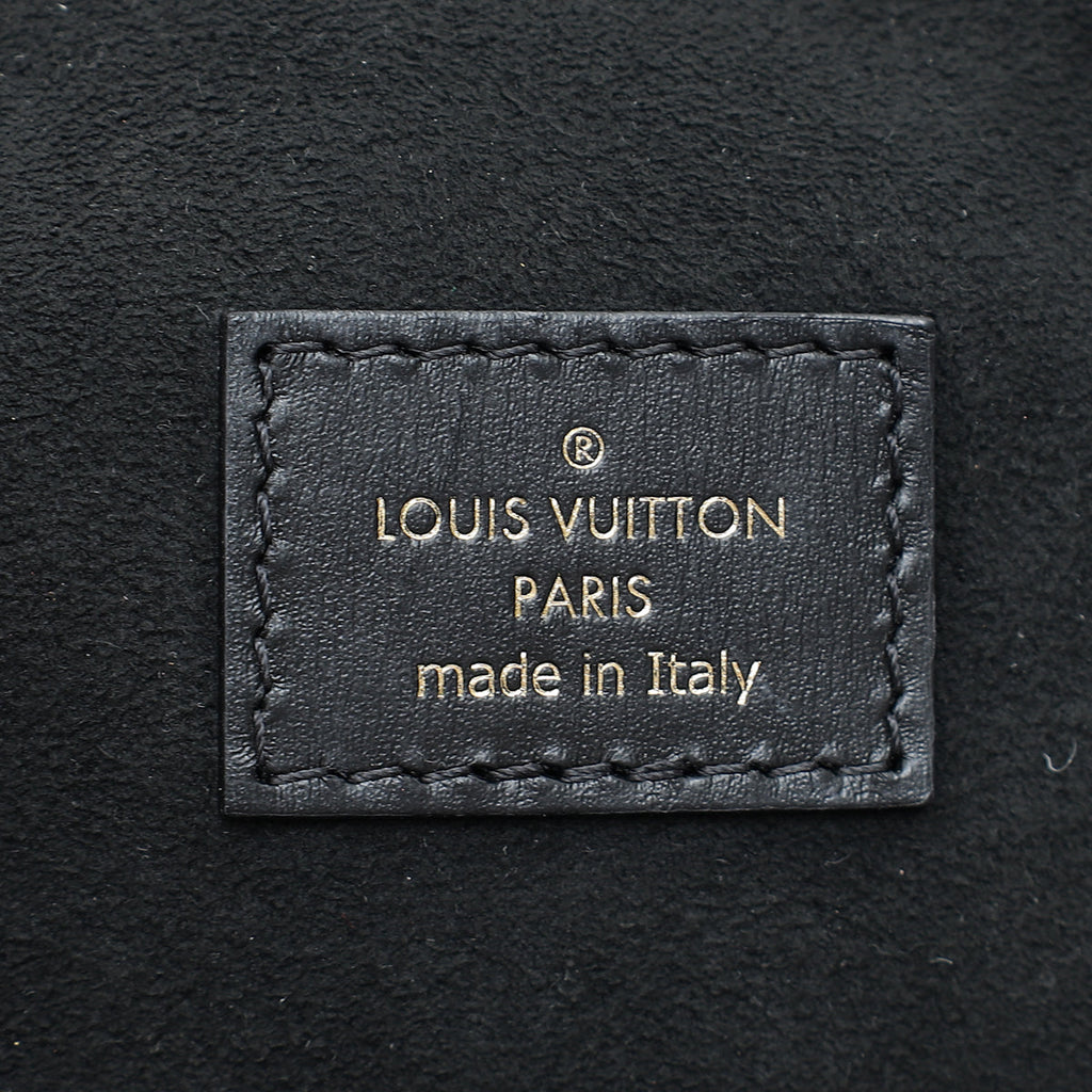 Louis Vuitton Black Monogram Ink Embossed Vanity PM Bag