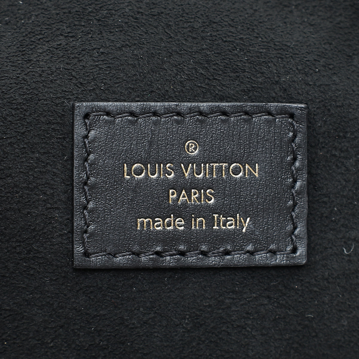 Louis Vuitton Black Monogram Ink Embossed Vanity PM Bag