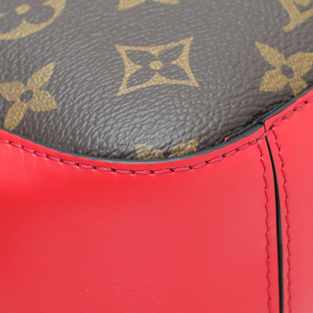 Louis Vuitton Coquelicot Monogram Saintonge Bag