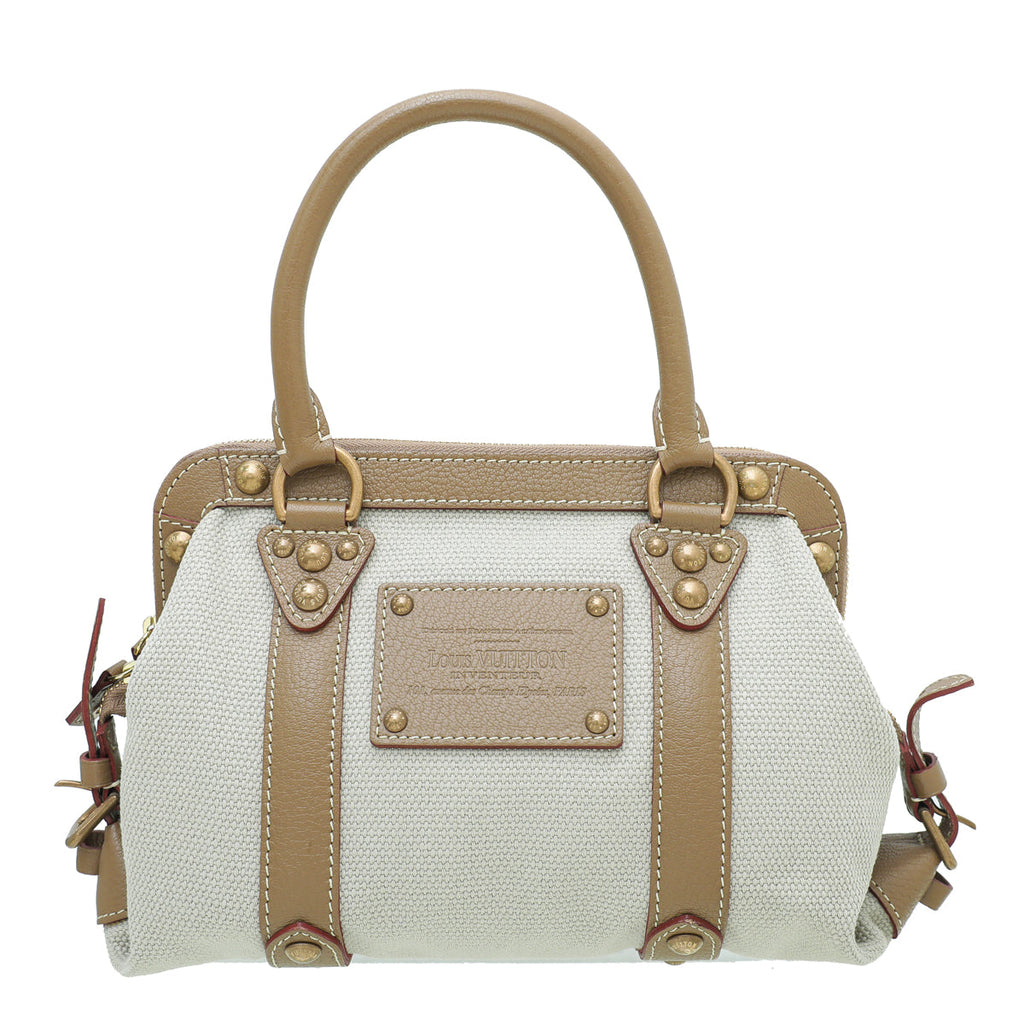 Louis Vuitton Brown Sac De Nuit Toile Trianon MM Bag