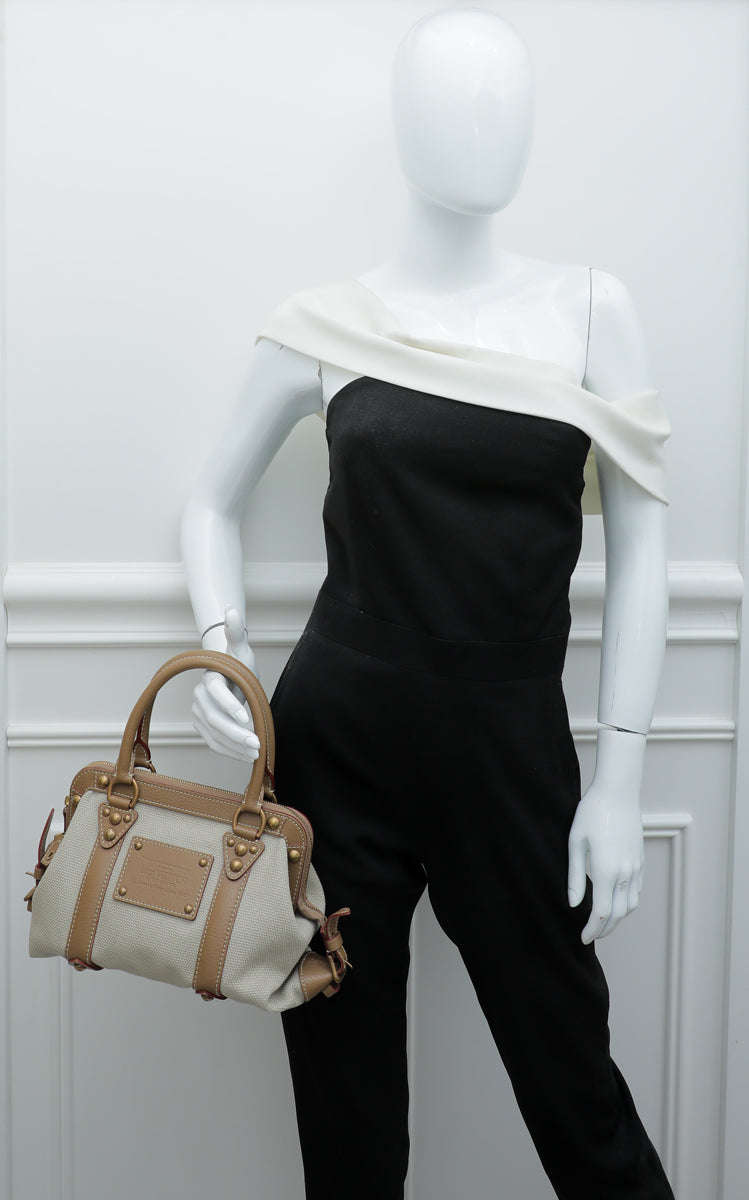 Louis Vuitton Brown Sac De Nuit Toile Trianon MM Bag