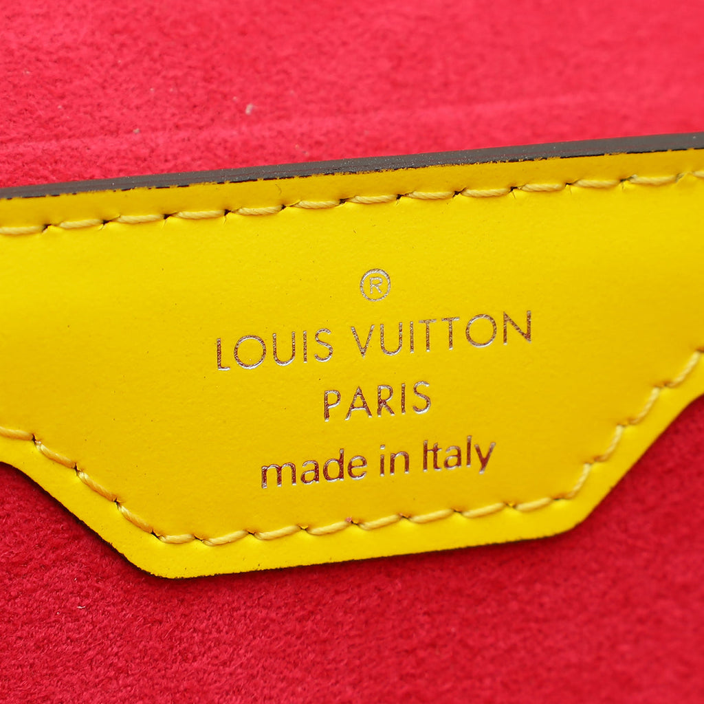 Louis Vuitton Jaune Yellow Papillon Trunk Shoulder Bag