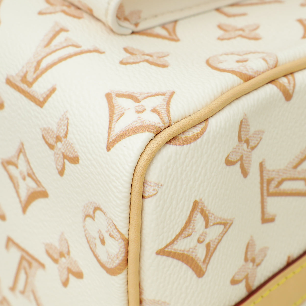 Louis Vuitton Monogram Beige Clair Speedy 25 Bandouliere Bag