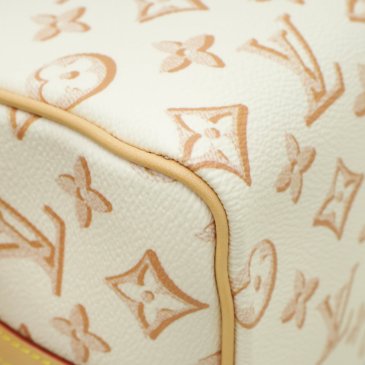 Louis Vuitton Monogram Beige Clair Speedy 25 Bandouliere Bag