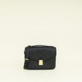 Louis Vuitton Black Monogram Empreinte Pochette Metis Bag