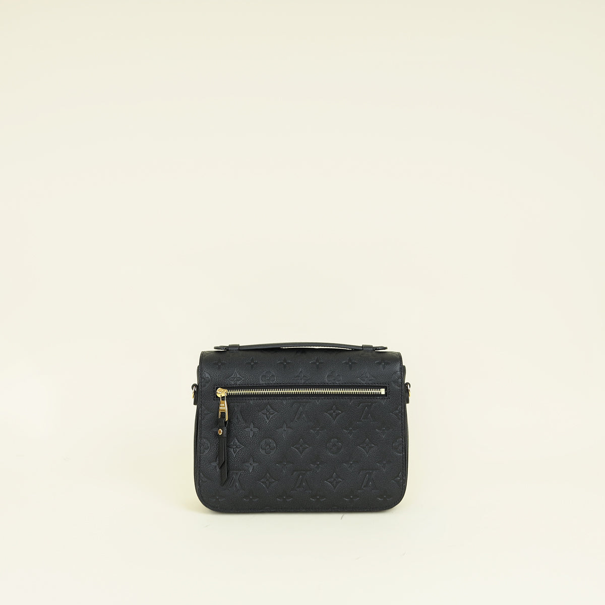 Louis Vuitton Black Monogram Empreinte Pochette Metis Bag