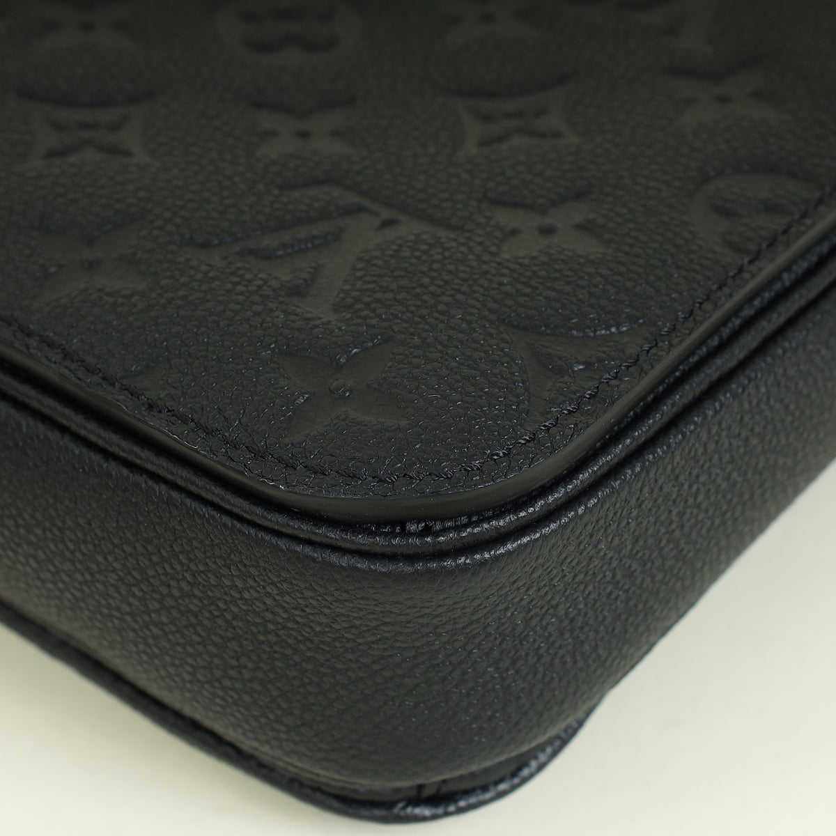 Louis Vuitton Black Monogram Empreinte Pochette Metis Bag