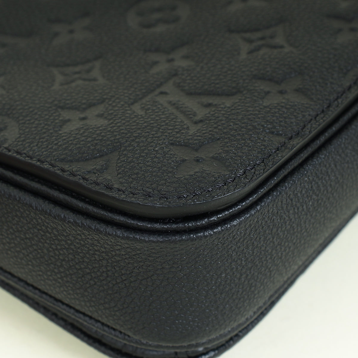Louis Vuitton Black Monogram Empreinte Pochette Metis Bag