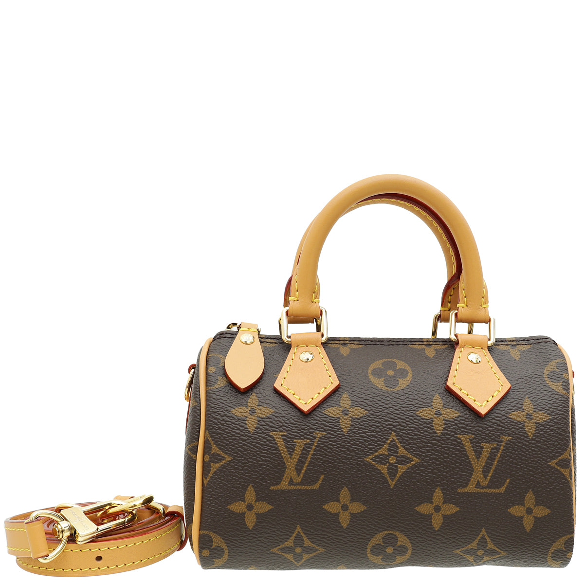 Louis Vuitton Brown Monogram Speedy Nano Bag