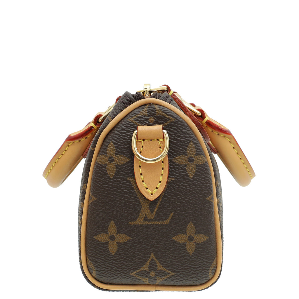 Louis Vuitton Brown Monogram Speedy Nano Bag