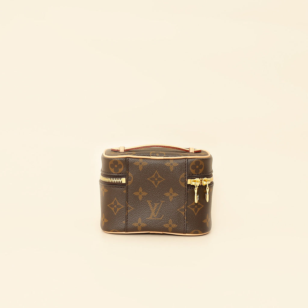 Louis Vuitton Brown Monogram Nice Nano Vanity Case