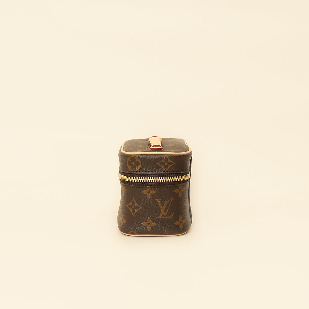 Louis Vuitton Brown Monogram Nice Nano Vanity Case