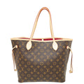 Louis Vuitton Monogram Neverfull MM Bag W/ Pouch