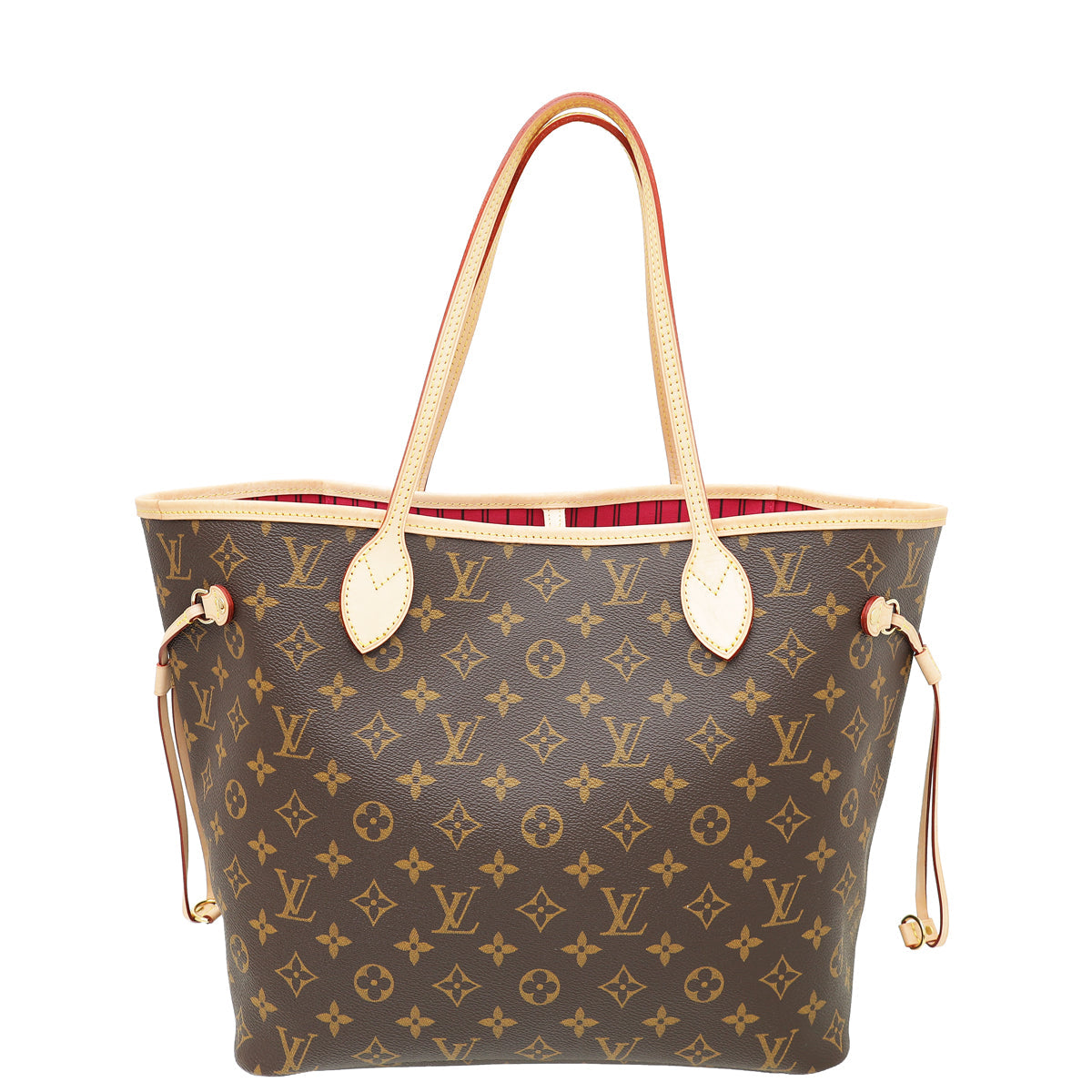 Louis Vuitton Monogram Neverfull MM Bag W/ Pouch