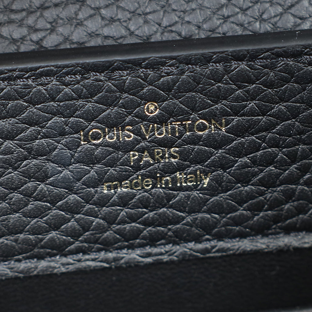 Louis Vuitton Black Mini Capucines Bag
