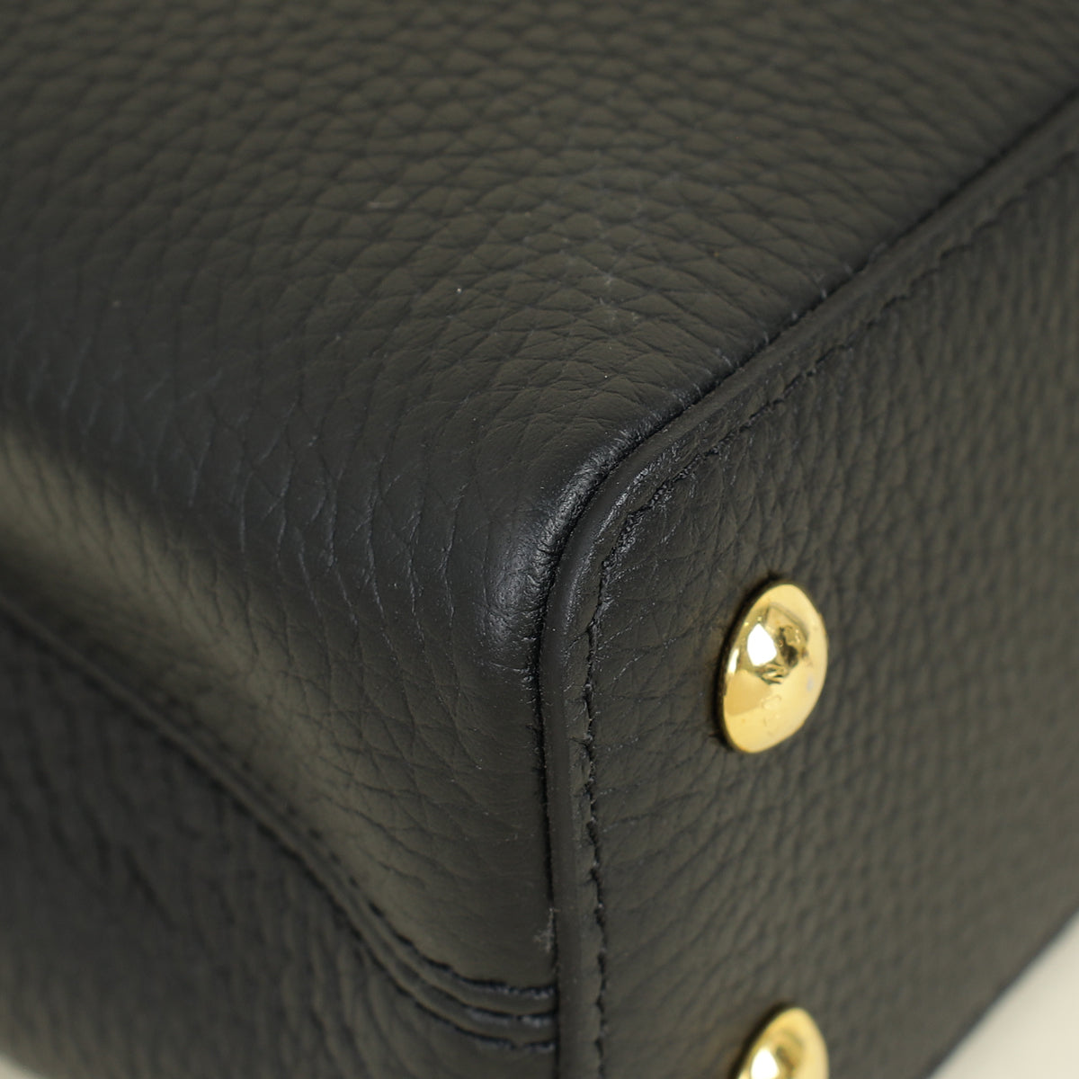 Louis Vuitton Black Mini Capucines Bag