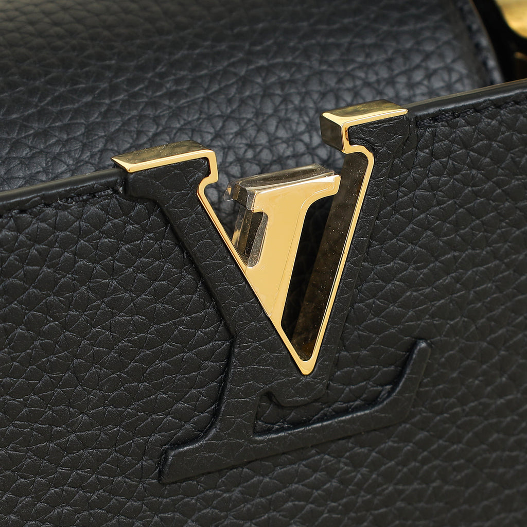 Louis Vuitton Black Mini Capucines Bag