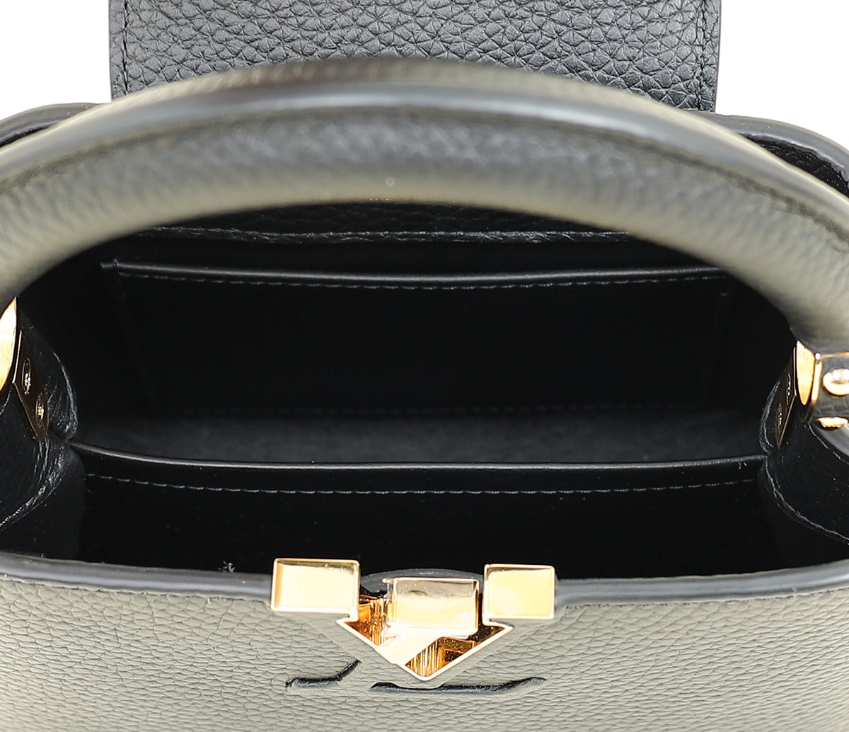 Louis Vuitton Black Mini Capucines Bag