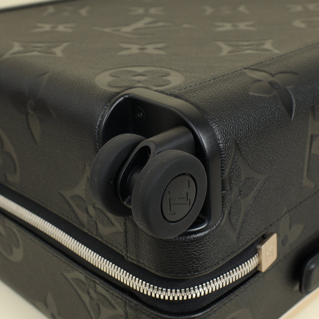 Louis Vuitton Black Monogram Empreinte Horizon 55 Carry-On Suitcase